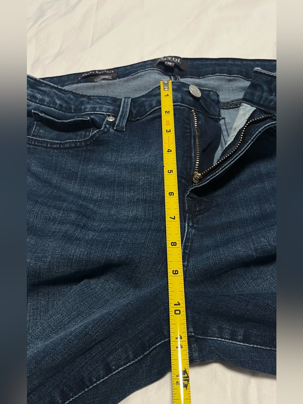 Women’s Plus  NYDJ BARBARA BOOTCUT Mid- Blue  High - Rise Jeans Size 14 - Picture 7 of 11
